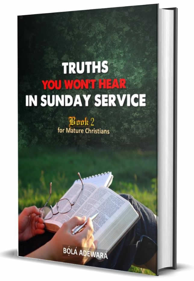 TRUTHS YOU WON'T HEAR IN SUNDAY SERVICE (Book 2) For Mature Christians